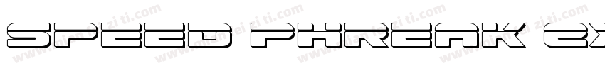 Speed Phreak Extra-C字体转换